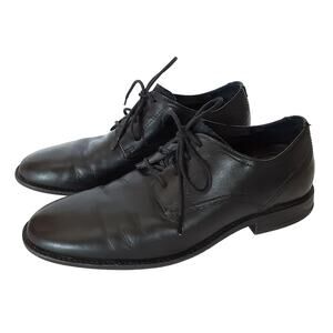 Cole Haan Oxford Dress Shoes Black Wingtip Leather Lace Up Mens 8M Classic